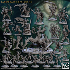Artisan Guild Miniature D&D/wargames Barkwraith Spriggans resin 3d print