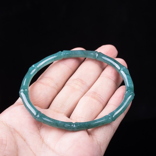 Bracciale giada blu naturale - giada,