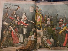 Il Papagallo Tre Annate Rilegate 1882  1883 1884 Originale