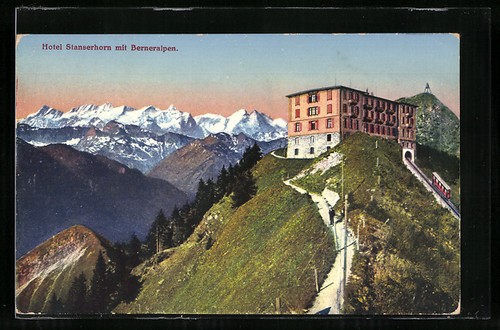 Cartolina stanserhorn hotel e - cartolina,