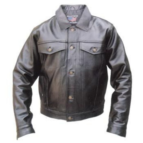 Giacca pelle uomo casual - giacca,