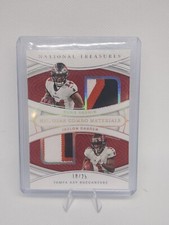 Patch doppia 2021 Panini National Treasures Chris Godwin Jaelon Darden #10/25 