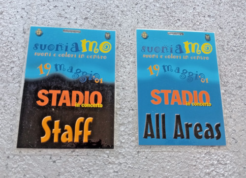 Pass backstage concerto - backstage,