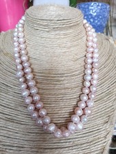 Collana doppio giro PERLE VERE