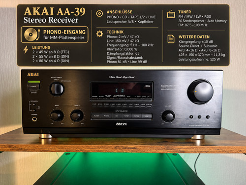 Akai ricevitore stereo - aa-39,