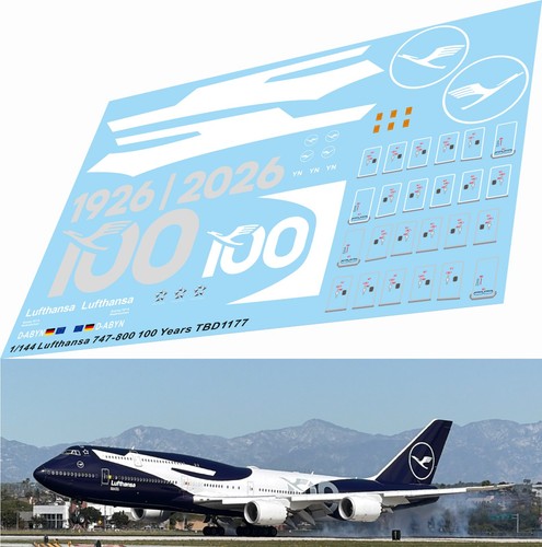 144 decals per boeing - 1/144,