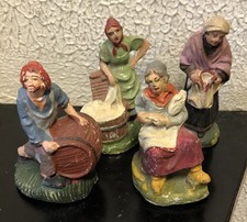 Statuine Del Presepe 4 Figuranti Senza Marchio