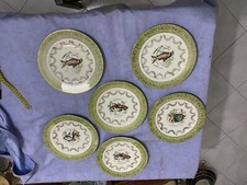 sublime servizio piatti pesce porcellana JOHN SELTMANN in OTTIME  condizioni