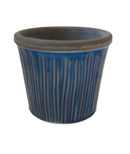 Vaso in Ceramica smaltato Blu