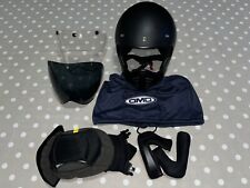 Casco DMD SEVENTYFIVE MATT Black XS, nero opaco lavabile + 2 Visiere e custodia