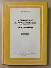 Dizionario base Nuovo Testamento Greco-Italiano Buzzetti Biblica Britannica 1994