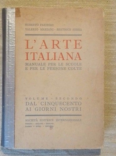 Arte italiana volume ii - l'arte,