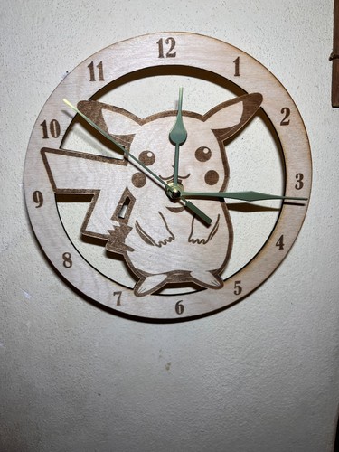 Orologio parete in legno - ,