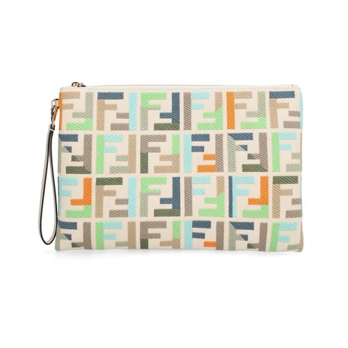 Fendi pochette plate logo - logo, ff