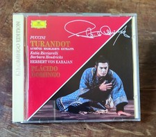 Audio CD PUCCINI TURANDOT PLACIDO DOMINGO 1982 + PERFETTO + Leggere descrizione 