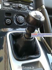Cuffia leva cambio PEUGEOT 3008 5008 dal 2009 al 2016 in vera pelle Nera 