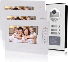 KDL Home Video Citofono RFID Da 7 Pollici Sistema Di Porta Telefonica 3 Monitor 