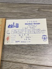 Scheda QSL Radioamatore I4GOG