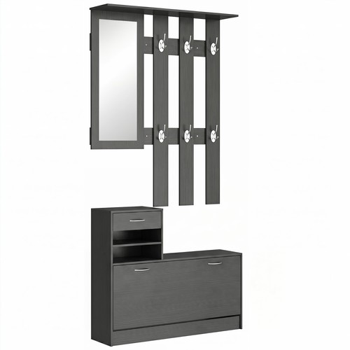 Homcom appendiabiti con - appendiabiti,