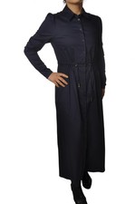 abito lungo con coulisse in