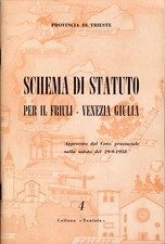 Schema di Statuto Regione Friuli Venezia Giulia 1958