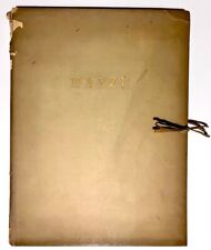 MANZU' - cartella con 35+8 fotografie e un'acquaforte originale - Ed. Domus 1942