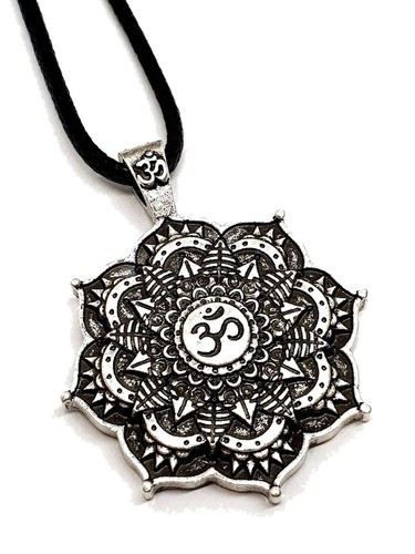 Collana mandala ciondolo - ciondolo, fiore