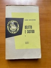 DELITTO E CASTIGO volume I primo 1 Fjodor Dostoevskij libro romanzo classico boo