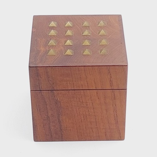 Raro cofanetto scatola teak - cofanetto,