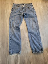 Jeans denim TrueVintage Levis 501 little e no big E punto singolo taglia 34 x 32 