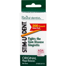 Stim-U-Dent Rimuovi Placca 24 Confezioni da 25 Picks/Confezione (600 Picks) - Aroma Menta