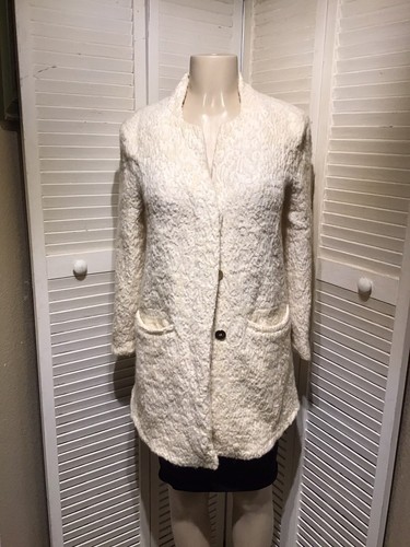 Zara basic coat size ivory - , m