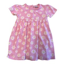 Vestito Abito Neonata Prenatal Rosa con Margherite 18-24M / 89 cm