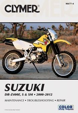 Suzuki DR-Z400E, S & SM Manual