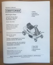 Manuale d'uso Sears Craftsman
