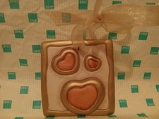 Addobbo formella cuore vecchia - formella,