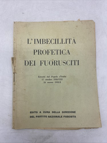 Imbecillita profetica dei - l'imbecillita',