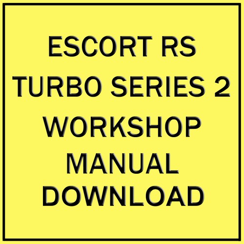 Manuale officina ford escort - manuale,