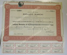 Scripofilia edoardo bianchi - scripofilia.,