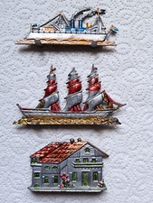 1 casa e 2 navi in piombo policromo - anni 1950 circa - Soldatini antichi