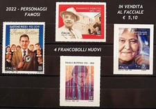 2022 FRANCOBOLLI ITALIA da