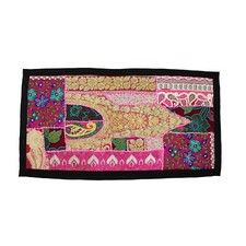 Arazzo boemo vintage ricamato