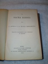 Antique La Sacra Bibbia