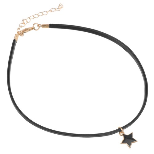 Girocollo nero punk - , donna