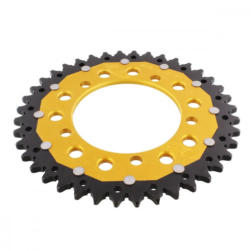 Pignone alluminio oro denti - alluminio,