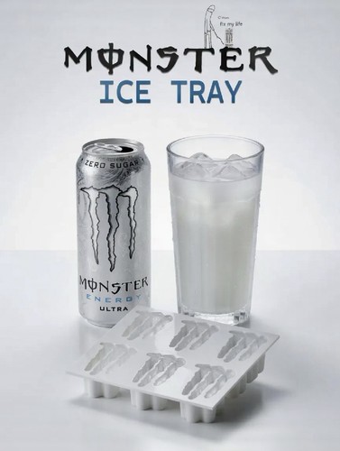 Monster ice cube vassoio - ice, 4”