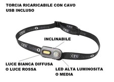 Torcia lampada frontale luce - lampada,
