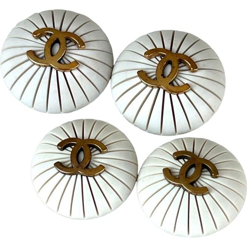 Chanel vintage logo bottoni - chanel,