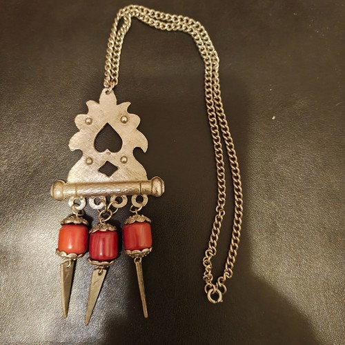 Collana vintage gotico cuore - collana,