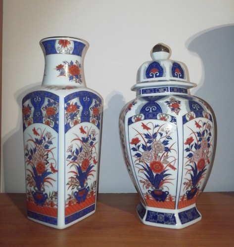 Vaso potiche porcellana - vaso,